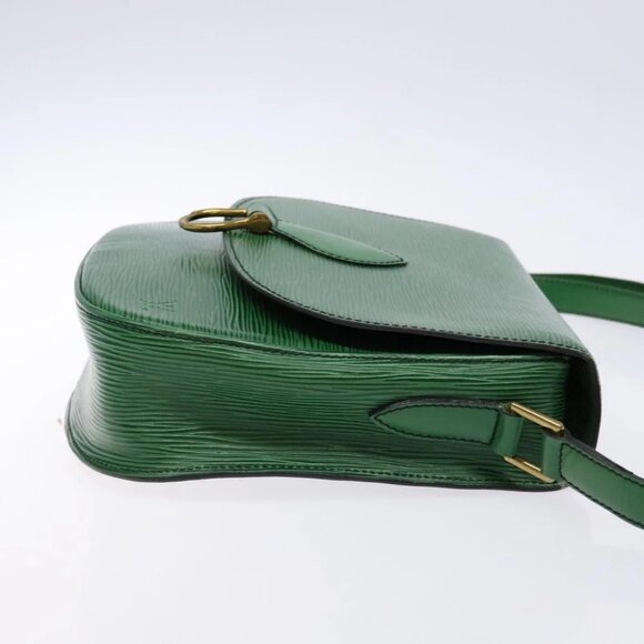 LOUIS VUITTON Epi Saint Cloud GM Shoulder Bag Green - Picture 3 of 15